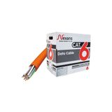 Nexans Cat 6 Network Data Internet ve Veri Iletim Kablosu 305 M ( Turuncu)