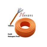 Nexans Halogenfree Lszh Cat6 23 Awg Network Kablosu %100 Bakır 100 Metre