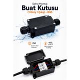 Nexo IP65 Su Geçirmez Buat Kutusu , 1 Giriş 1 Çıkış , Dış Mekan Bağlantı Kutusu 1 Adet