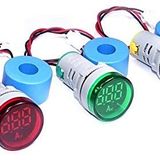 NEXO LED GÖSTERGELİ AMPERMETRE(22MM PANO TİP) KIRMIZI