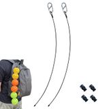 Nexopick Pickleball Stringer Kablo Akoru, Depolama için Pickleball Aksesuarları, Yenilikçi Turşu Topu Tutucu, Hafif ve Taşınabilir, Yerden Tasarruf Edin, Yaygın ve Kolay Kullanılmış, 2'li Paket