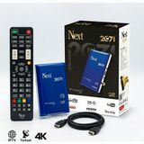 Next 2071 H265 Hevc I.p.t.v. Özellikli Çanaklı Çanaksız Mini Hd Uydu Alıcısı (Wifi Yoktur) - Mavi