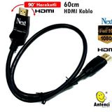 Next 60cm HDMI Kablo Hareketli HDMI Fişli