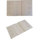 Next Craft Kalemlik Çanta Tablet Boya Kalem Defter Düzenleyici Çanta 4 Gözlü Çok Amaçlı - Açık Kahve