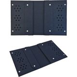 Next Craft Kalemlik Çanta Tablet Boya Kalem Defter Düzenleyici Çanta 4 Gözlü Çok Amaçlı - Siyah
