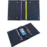 Next Craft Kalemlik Çantası Tablet Boya Kalem Defter Düzenleyici Çanta 4 Gözlü Siyah Renk