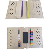 Next Craft Kalemlik Resim Çantası Doğal Keçe Tablet Defter Boya Seti İçin Çok Amaçlı Açık Kahve Renk