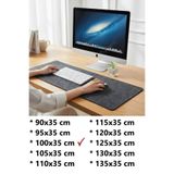 Next Craft Masa Koruyucu Mouse Pad Keçe Oyuncu Matı 3mm Antrasit Renk - 100x35 cm