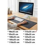 Next Craft Masa Koruyucu Mouse Pad Keçe Oyuncu Matı 3mm Antrasit Renk - 115x35 cm