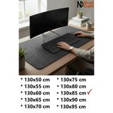 Next Craft Mouse Pad Masa Koruyucu Büyük Keçe Oyuncu Matı 3mm Antrasit Renk - 130X85 CM
