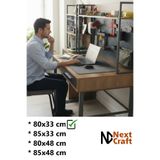 Next Craft Mouse Pad Masa Koruyucu Keçe Oyuncu Matı 3mm Antrasit Renk 80x33 cm