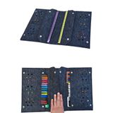 Next Craft Resim Çantası Kalemlik Tablet Boya Defter Düzenleyici Çok Amaçlı Klasör 4 Gözlü
