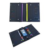 Next Craft Resim Çantası Kalemlikli Tablet Defter Boya Malzemeleri Aktivite Çantası 10 Renk