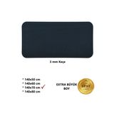 Next Craft Siyah Mouse Pad XXL Extra Büyük Boy 3mm Keçe Masa Üstü Koruyucu Mat