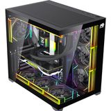 Next Gaming Alpha Neon 750W 80+ Bronze Power 7x Argb Fan Kumanda ve Kontrolcü Atx Boş Bilgisayar Kasası Siyah