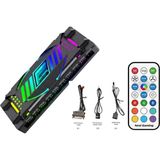 Next Gaming Ng 11 Port Argb & Pwm Fan Kontrolcü Manyetik & Kumandalı - Siyah