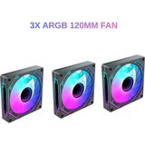 Next Gaming NG-A120 Infinity Mirror Argb Pwm Kasa Fanı - 3 Adet - Siyah