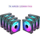 Next Gaming NG-A120 Infinity Mirror Argb Pwm Kasa Fanı - 7 Adet - Siyah