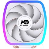 Next Gaming NG Frost 200 120W TDP F-RGB Fanlı Sessiz Kule Tipi CPU 2 Borulu Soğutucu Beyaz
