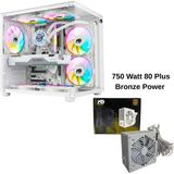 Next Gaming Orion Cube 3x Tuştan Değişen Rgb Fanlı M-Atx Boş Bilgisayar Kasası - Beyaz - 750 W