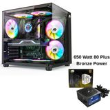 Next Gaming Orion Cube 3x Tuştan Değişen Rgb Fanlı M-Atx Boş Bilgisayar Kasası - Siyah - 650 W