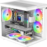 Next Gaming Orion Cube 5X Tuştan Değişen Rgb Fanlı M-Atx Boş Bilgisayar Kasası Beyaz