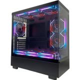 Next Gaming Orion Elite Xl 9x Argb Fan Kumanda ve Kontrolcü Atx Boş Bilgisayar Kasası Siyah
