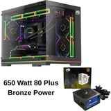 Next Gaming Orion Neon 6x Argb Fan Kumanda ve Kontrolcü Micro Atx Boş Bilgisayar Kasası Siyah - 650 Watt