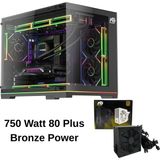 Next Gaming Orion Neon 6x Argb Fan Kumanda ve Kontrolcü Micro Atx Boş Bilgisayar Kasası Siyah - 750 Watt