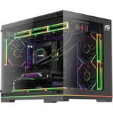 Next Gaming Orion Neon 6x ARGB Fan Kumanda ve Kontrolcü Micro ATX Boş Bilgisayar Kasası Siyah - Powersız