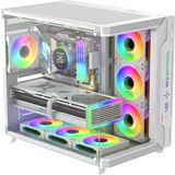 Next Gaming Sirius White Argb Panel 7x Fan Kumanda ve Kontrolcü Atx Boş Bilgisayar Kasası Beyaz - Yok