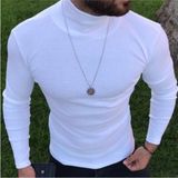 Next Giyim Erkek Beyaz Next Boğazlı Balıkçı Yaka Kazak Pamuk Polyester Slim Kalıp