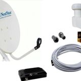 NEXT NEXTSTAR 70cm Çanak Anten Set+ Çifli Lnb , 25 M Kablo + Hd Uydu Cihazı