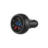 Next Oto Oto Çakmaklık Usb Şarj Soketi Voltmetre Termometre 12/24V Mavi