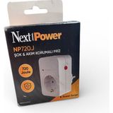 Next Power Şok Akım Korumalı Priz Resetli - Beyaz