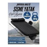 nextbuy Araç İçi Şişme Yatak Çift Kişilik Seyahat Kamp Yatağı Universal Uzun Yol Uyku İçin Yastık Pompa Seti
