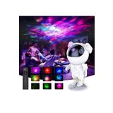 nextbuy Astronot Projektör Led Işık Lazer Galaxy 360 Yıldız Projeksiyon Aurora Bulutsusu Çocuk Gece Lambası