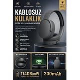 nextbuy Bluetooth Kulaklık iOS Android Uyumlu Yüksek Ses Kalitesi Mikrofonlu Oyuncu SD Kartlı Siyah