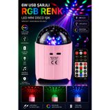 nextbuy Mini Yıldızlı Gökyüzü Projeksiyon Gece ve Masa Lambası Bluetooth Hoparlörlü Şarjlı Romantik Atmosfer Kumandalı Disko Işığı