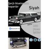 nextbuy Şarjlı Nostaji Arabalı Bluetooth Fm-Usb-Tf-Aux Şarjlı Nostaljik Siyah WS-1955