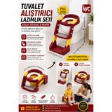 nextbuy Tuvalet Eğitim Alıştırma Koltuğu Tutma Kollu Ayarlanabilir Lazımlık Klozet Pisuvar Kapağı Merdivenli Adaptörü