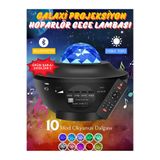 nextbuy Yıldızlı Projeksiyon Tavan Bulutsu Galaxy Lazer Işıklı Disko Topu Bluetooth Hoparlör Parti Led Lamba