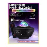 nextbuy Yıldızlı Projektör Tavan Bulutsu Galaxy Lazer Işıklı Disko Topu Bluetooth Hoparlör Parti Led Lambası
