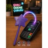 nextprintx Eğlenceli Sihirli Değnek Kartlık – Kredi Kartı Için Esprili Ödeme Aksesuarı | 2 Parça - Mor