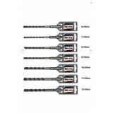 NEXTRA SDS-Plus Matkap Ucu Seti | 7 Parça 6mm - 12mm | Kırıcı Delici Hilti Uyumlu Beton Delme Uçları