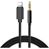 Nextron iPhone To Jack Aux 3.5mm Kablo iPhone 7 8 x 11 12 13 14 Serisi Uyumlu Tak Çalıştır iPhone Aux Kablo - Siyah