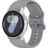 Nextron Samsung Galaxy Watch 4/5/6/7/fe/40/44/classic/42/43/46/47 Uyumlu Yüksek Kaliteli Spor Silikon Kordon - Gri