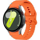 Nextron Samsung Galaxy Watch 4/5/6/7/fe/40/44/classic/42/43/46/47 Uyumlu Yüksek Kaliteli Spor Silikon Kordon - Turuncu