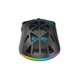 Nexus Air Kablosuz 10000 Dpi Pixart PMW3325 Sensör Makro Yazılımlı & Değiştirilebilir Kapaklı Rgb Kablosuz Gaming Mouse - Siyah - Option-1 - 001-Renkli