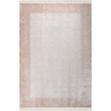 Nexus Halı Baft 52314B Bej Krem Yumuşak Dokulu Sık Dokuma Üst Kalite Vintage İpek Bambu Halı 100 x 200 BEJ KREM